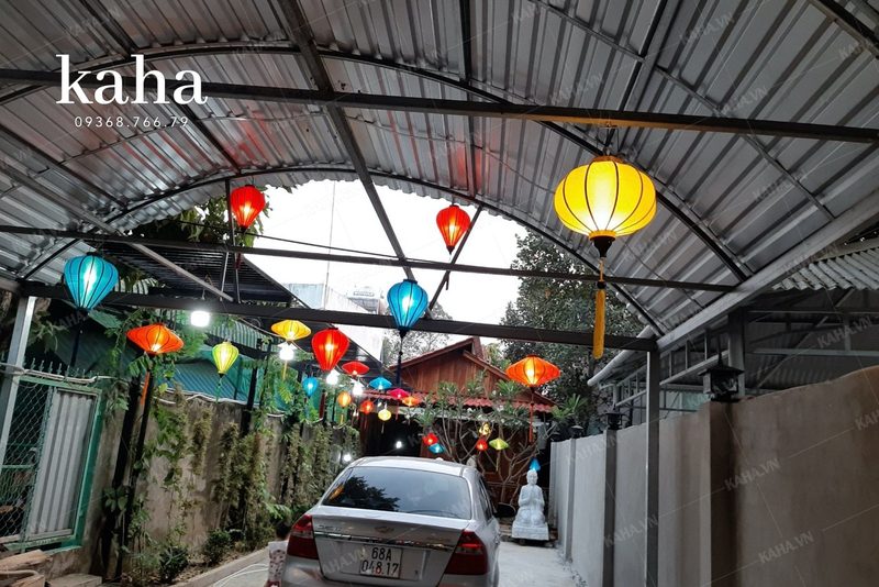 bí quyết trang trí quán cafe bằng đèn lồng — LongDenViet xưởng Tân Phú TP.HCM