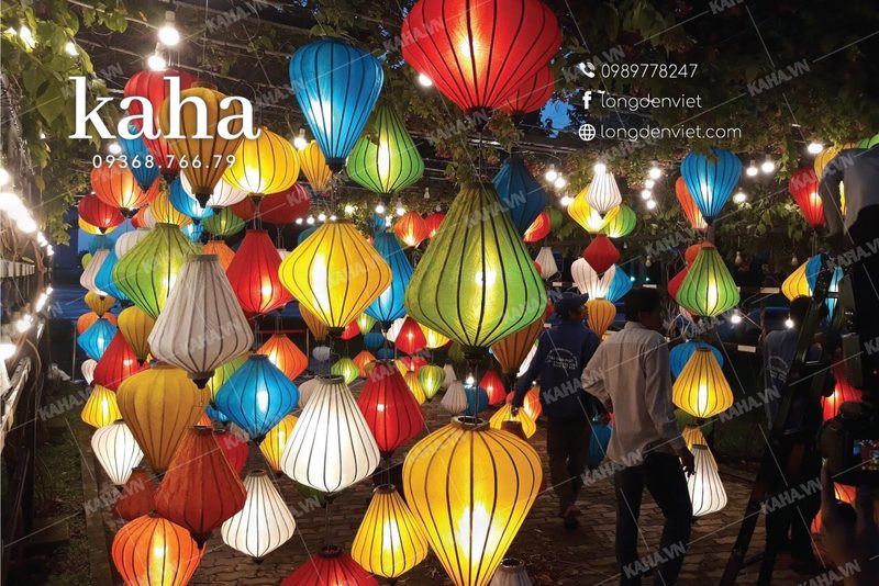 đèn lồng đường phố du lịch — LongDenViet xưởng Tân Phú TP.HCM