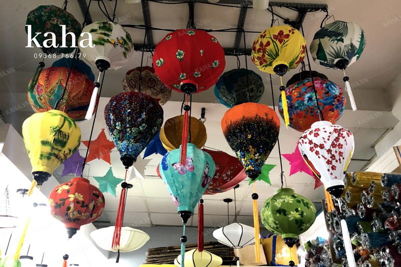 Đèn lồng Hội An trang trí tiệc cưới truyền thống — LongDenViet xưởng Tân Phú TP.HCM