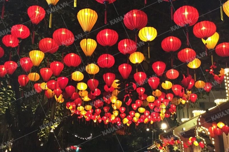 đèn lồng ngoài trời chịu mưa — LongDenViet xưởng Tân Phú TP.HCM