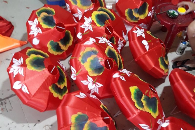 Đèn Lồng Trang Trí Chùa Đình Đền Miếu — LongDenViet xưởng Tân Phú TP.HCM