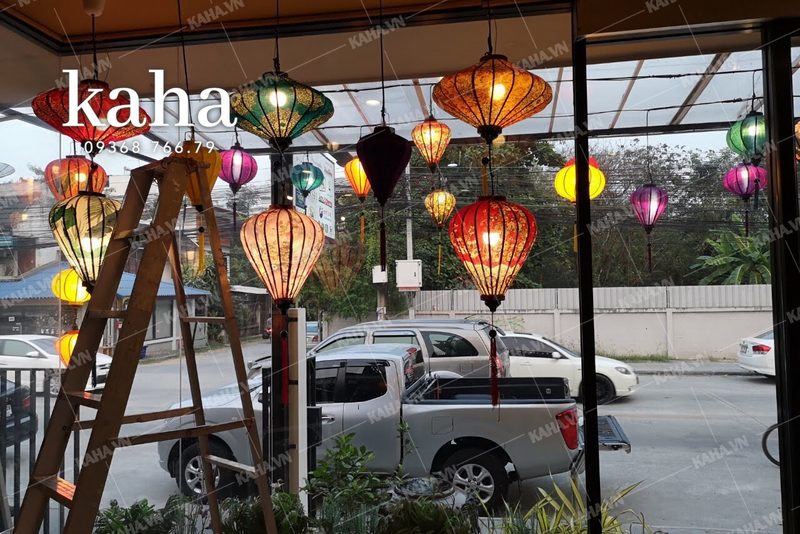 đèn lồng trang trí hành lang — LongDenViet xưởng Tân Phú TP.HCM