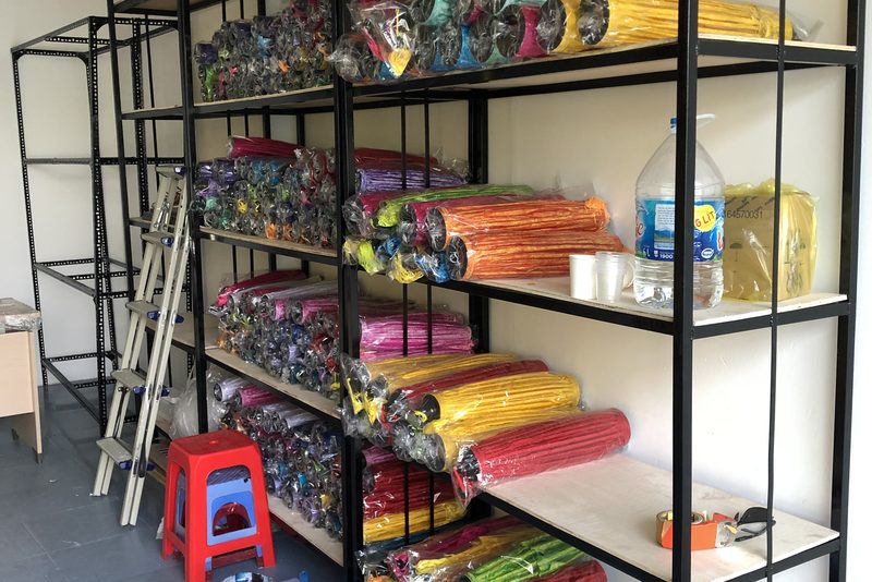 đèn lồng trang trí hội chợ truyền thống — LongDenViet xưởng Tân Phú TP.HCM