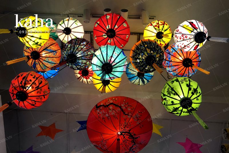 đèn trang trí nhà hàng hải sản — LongDenViet xưởng Tân Phú TP.HCM