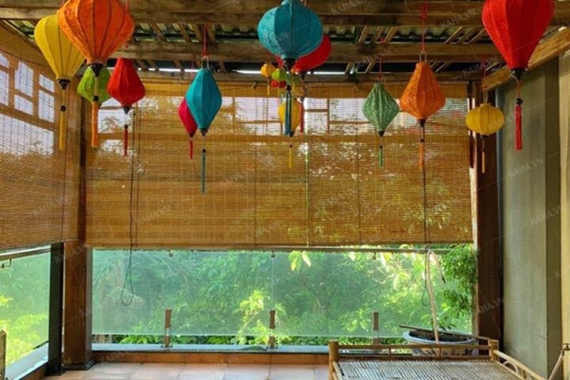 bán sỉ đèn vải lụa TP.HCM — LongDenViet xưởng Tân Phú TP.HCM