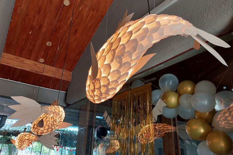 đèn lồng gỗ khắc chữ theo yêu cầu — LongDenViet xưởng Tân Phú TP.HCM