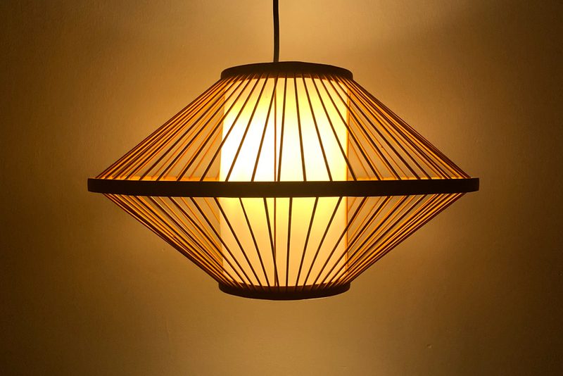 đèn mây tre cho nhà hàng thương hiệu — LongDenViet xưởng Tân Phú TP.HCM