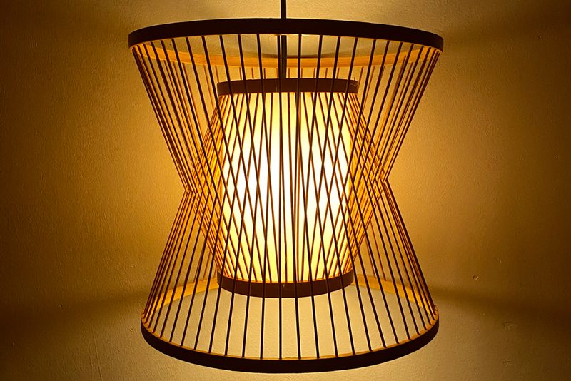 giá đèn mây tre — LongDenViet xưởng Tân Phú TP.HCM