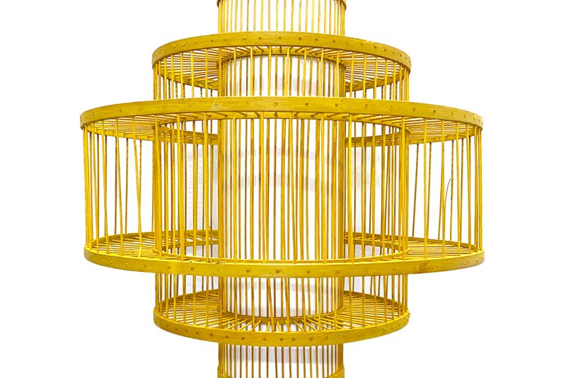 giá đèn mây tre — LongDenViet xưởng Tân Phú TP.HCM