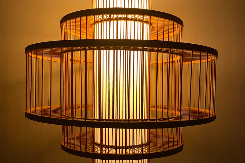 giá đèn mây tre — LongDenViet xưởng Tân Phú TP.HCM