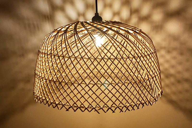 Đèn mây tre trang trí — LongDenViet xưởng Tân Phú TP.HCM