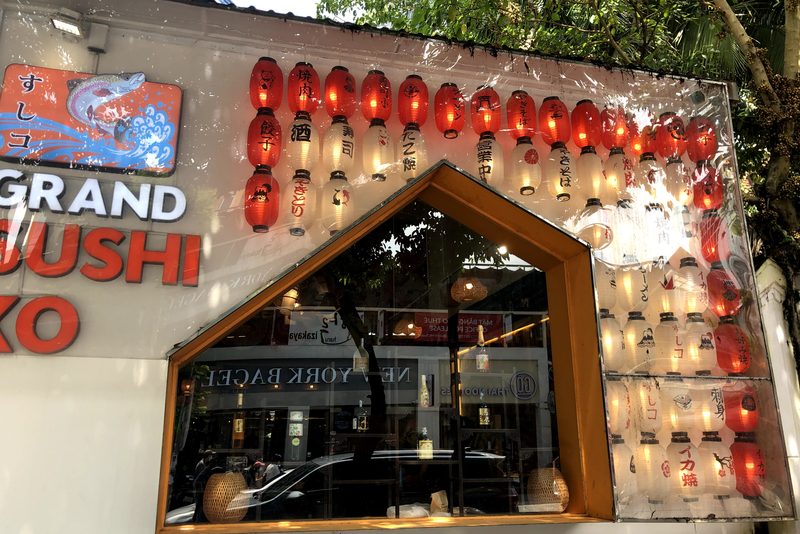 đèn lồng Nhật cho quán ramen — LongDenViet xưởng Tân Phú TP.HCM