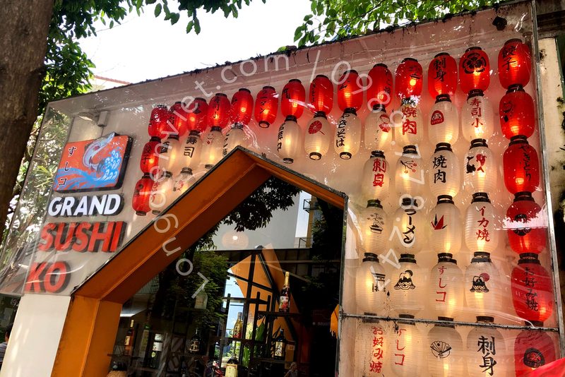 đèn lồng Nhật cho quán ramen — LongDenViet xưởng Tân Phú TP.HCM