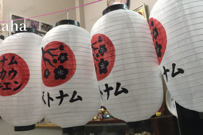 đèn lồng Nhật phong cách Fuji — LongDenViet xưởng Tân Phú TP.HCM