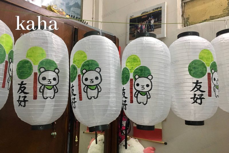 đèn lồng Nhật phong cách Fuji — LongDenViet xưởng Tân Phú TP.HCM