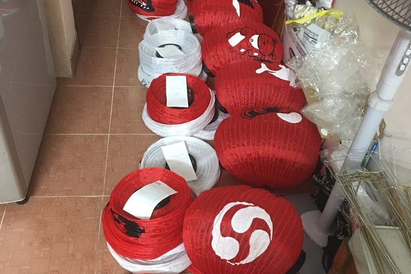 đèn Nhật Bản in chữ Kanji theo yêu cầu — LongDenViet xưởng Tân Phú TP.HCM