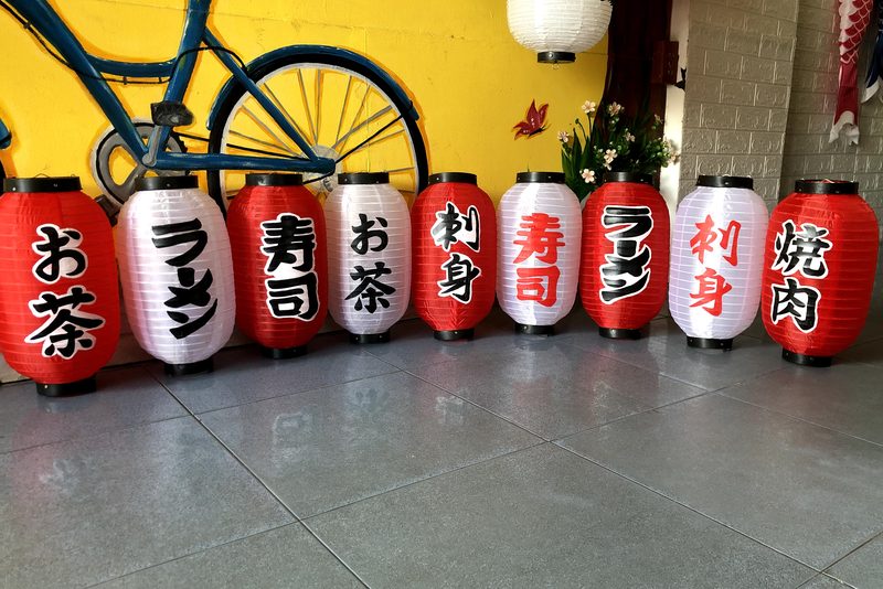 đèn Nhật Bản trang trí spa — LongDenViet xưởng Tân Phú TP.HCM