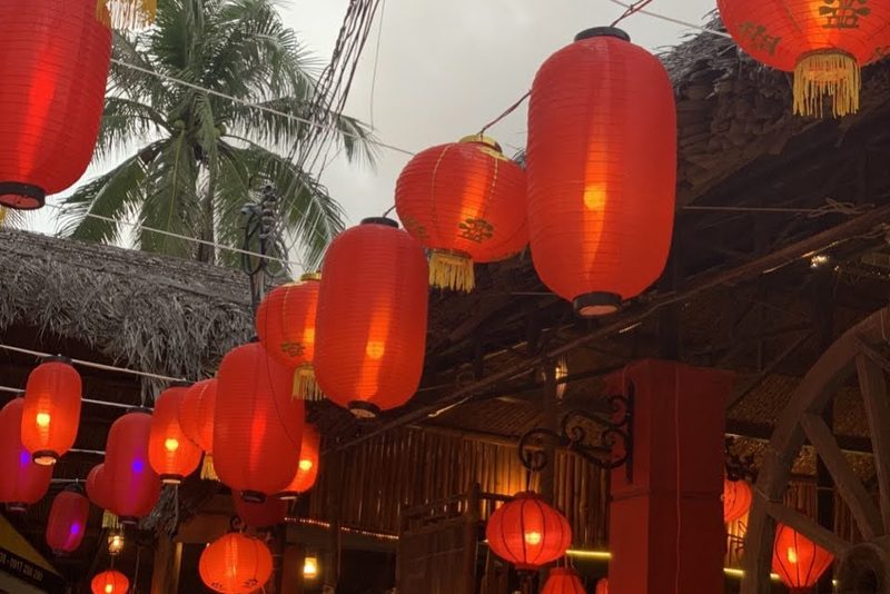 đèn trang trí nhà hàng sushi — LongDenViet xưởng Tân Phú TP.HCM