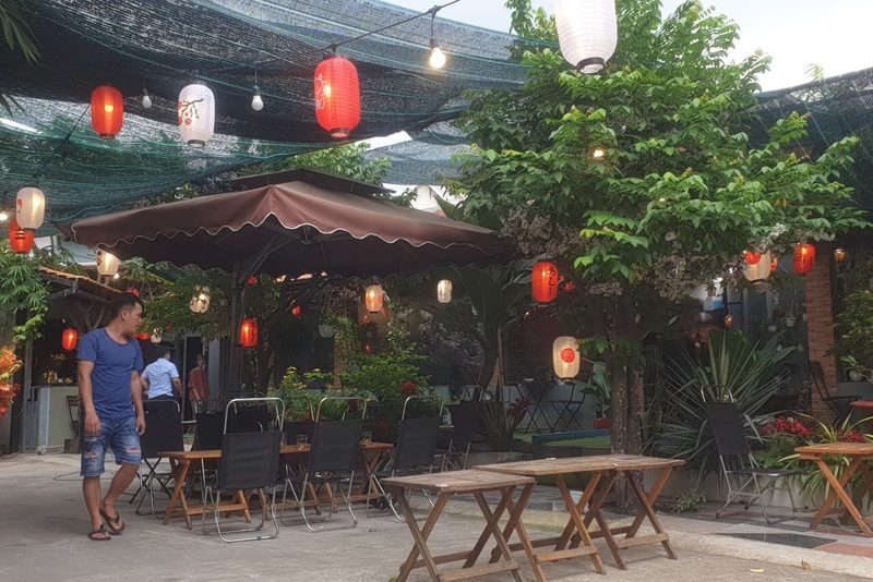 trang trí vườn Zen bằng đèn lồng — LongDenViet xưởng Tân Phú TP.HCM