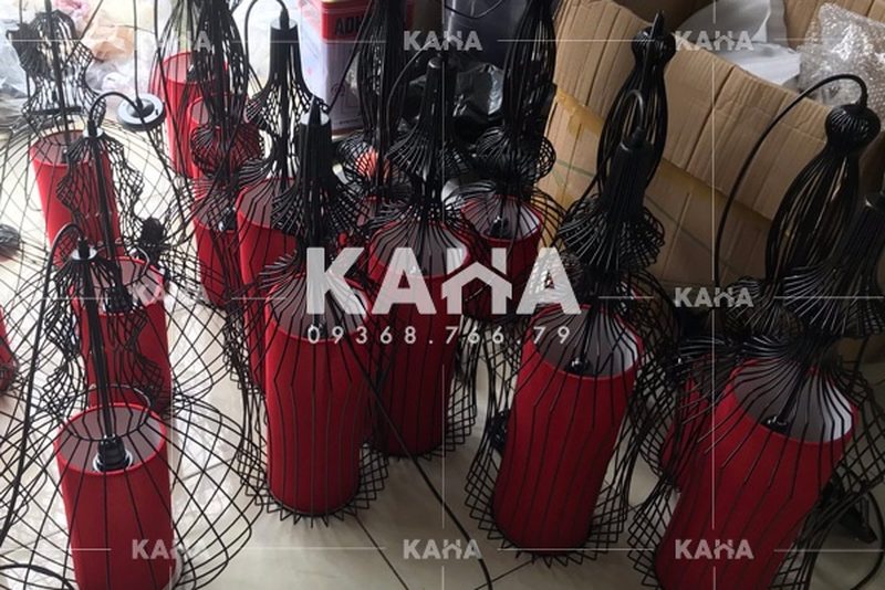 đèn thả trần cho spa thẩm mỹ viện — LongDenViet xưởng Tân Phú TP.HCM