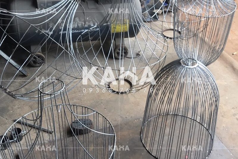 đèn thả trần nhiều bóng nhà hàng — LongDenViet xưởng Tân Phú TP.HCM