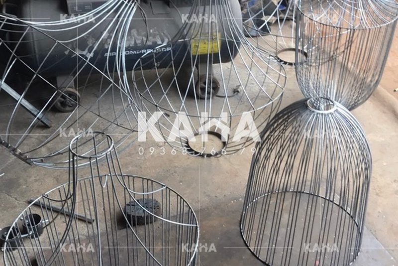 đèn thả trần nhiều bóng nhà hàng — LongDenViet xưởng Tân Phú TP.HCM