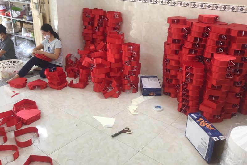 đèn trái tim sinh nhật ý nghĩa — LongDenViet xưởng Tân Phú TP.HCM