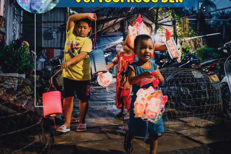 đèn Trung Thu cho siêu thị trung tâm thương mại — LongDenViet xưởng Tân Phú TP.HCM