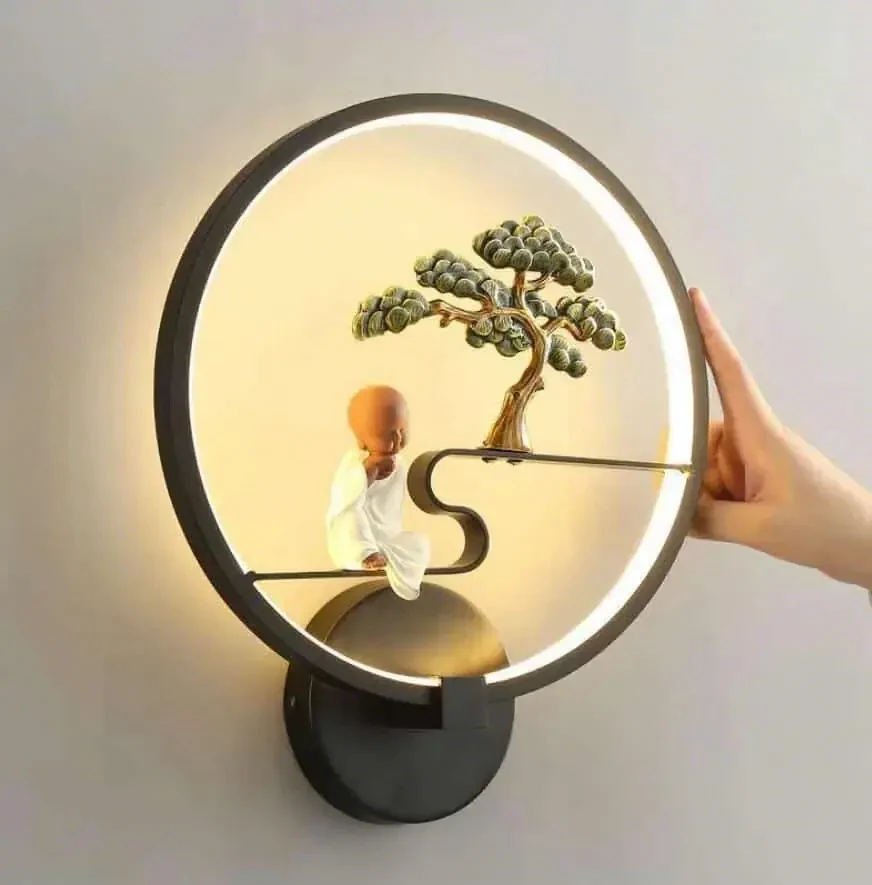 Đèn thiền sư và cây tùng già KHDGT0002 — góc nhìn thứ 2