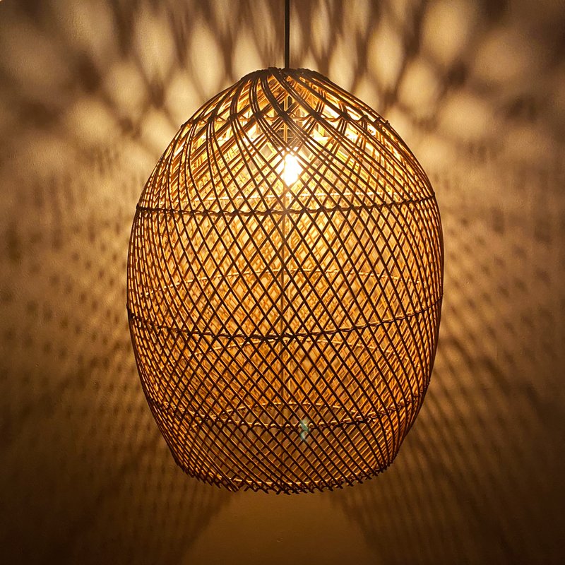 Lồng Đèn Hội An Tre Mây Trang Trí Quán Cafe — đèn mây tre Tân Phú, TP.HCM | LongDenViet