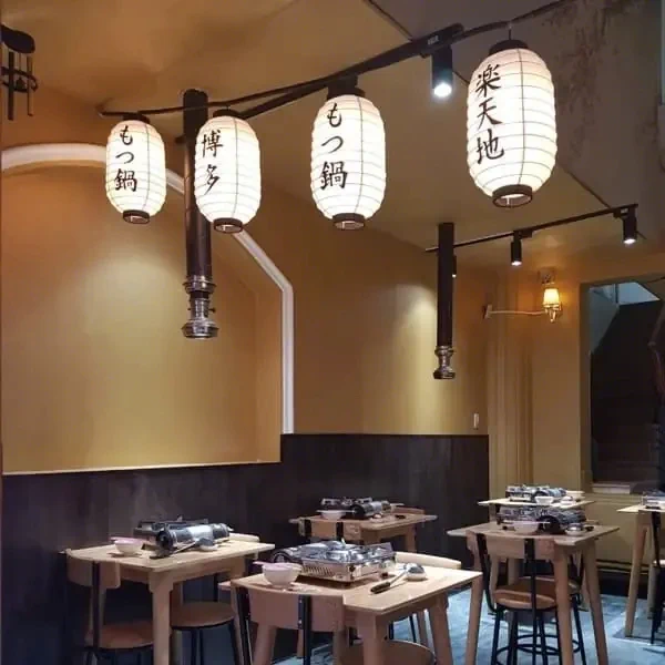 Đèn kiểu Nhật Bản DL8410004 — đèn khách sạn Hội An | LongDenViet