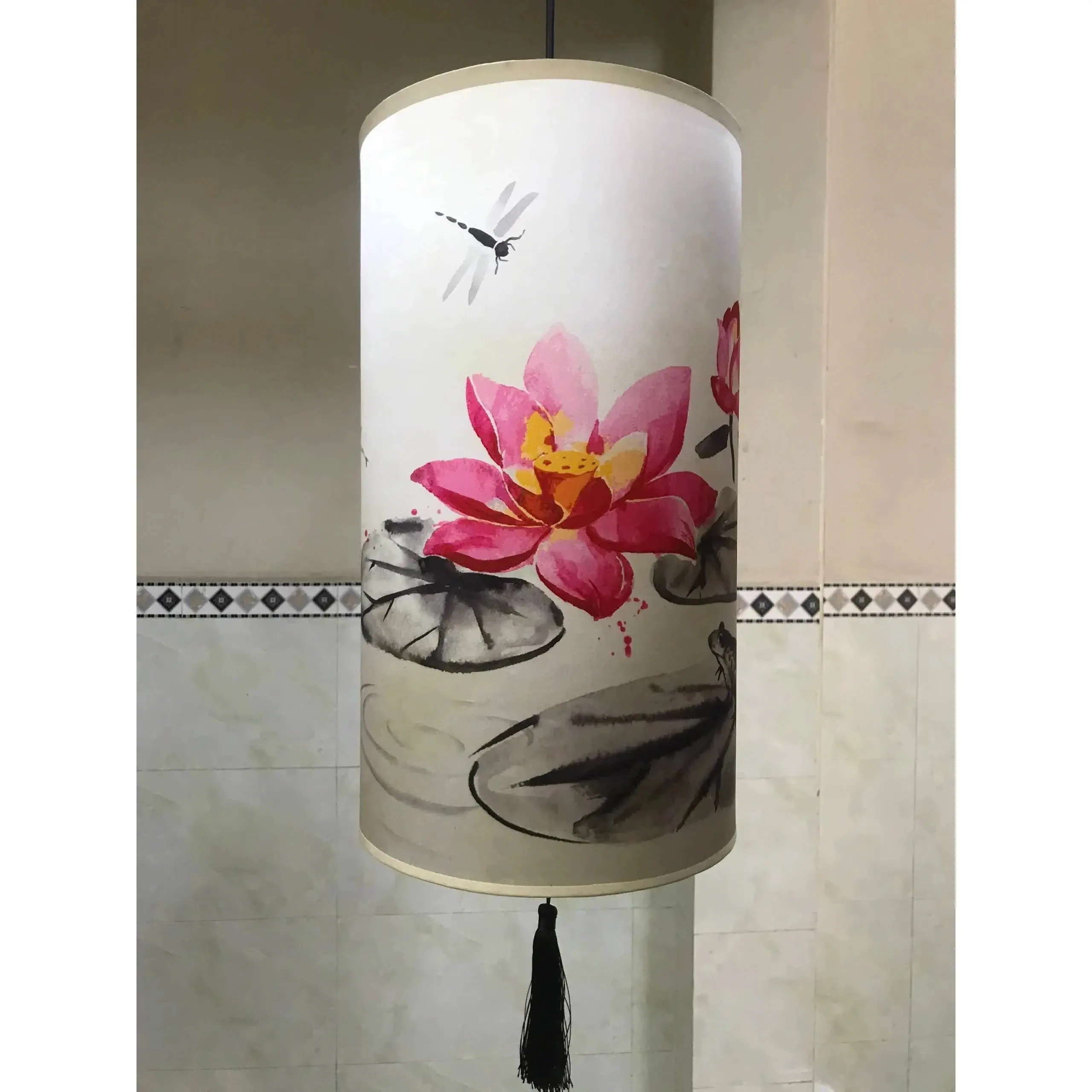 Đèn kiểu Nhật Bản DL849392 — đèn khách sạn Hội An | LongDenViet