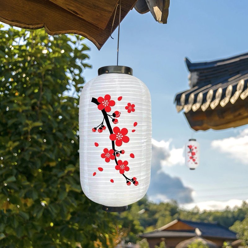 Đèn Lồng Tre Mây Treo Quán Cafe Sân Vườn — đèn kiểu Nhật Bản Hội An | LongDenViet