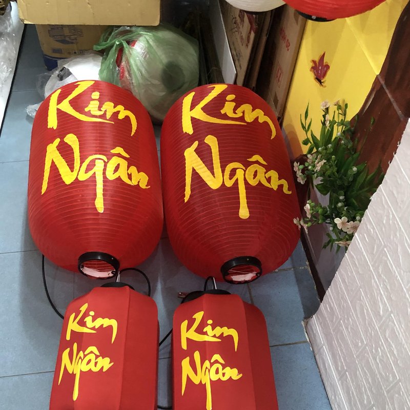 Đèn Lồng Vải Lụa Trang Trí Phòng Ngủ — đèn kiểu Nhật Bản Hội An | LongDenViet