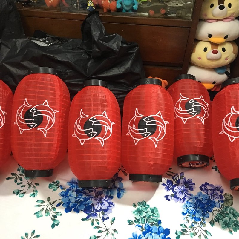 Lồng Đèn Giấy Washi Trang Trí Bàn Thờ — góc nhìn thứ 2