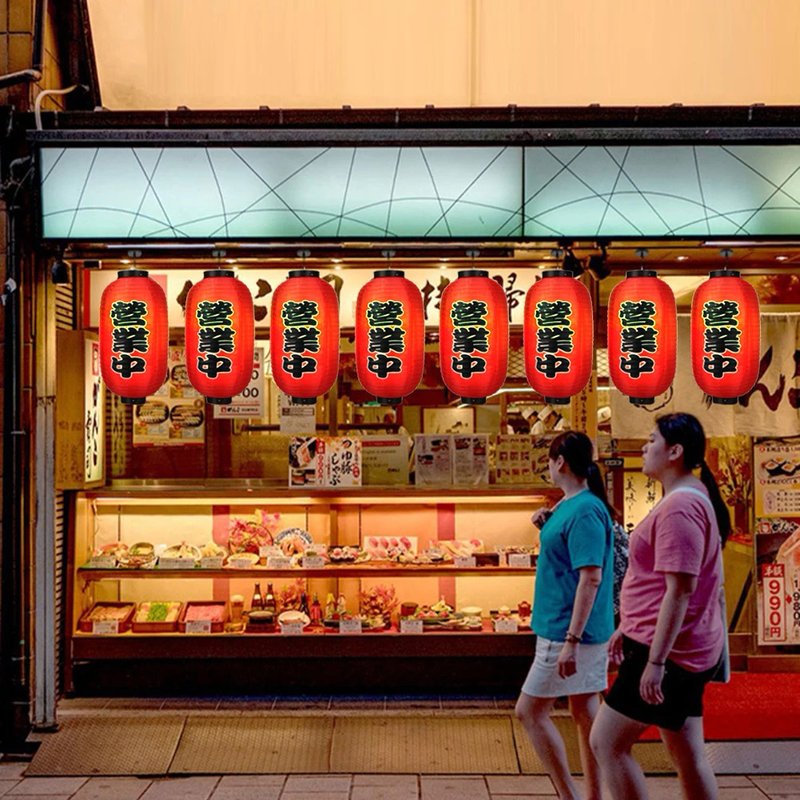 Lồng Đèn Giấy Xếp Nhật Mini Trang Trí Bàn Tiệc — đèn kiểu Nhật Bản Hội An | LongDenViet