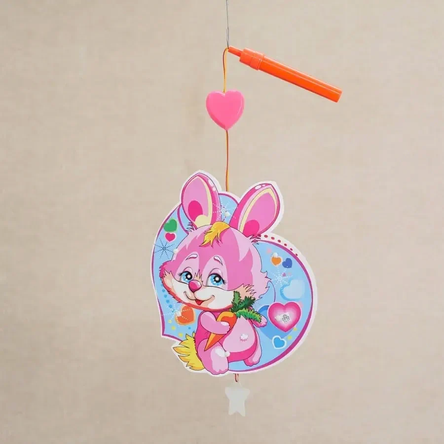 Đèn nhựa Thỏ hồng — đèn lồng thủ công Hội An | LongDenViet