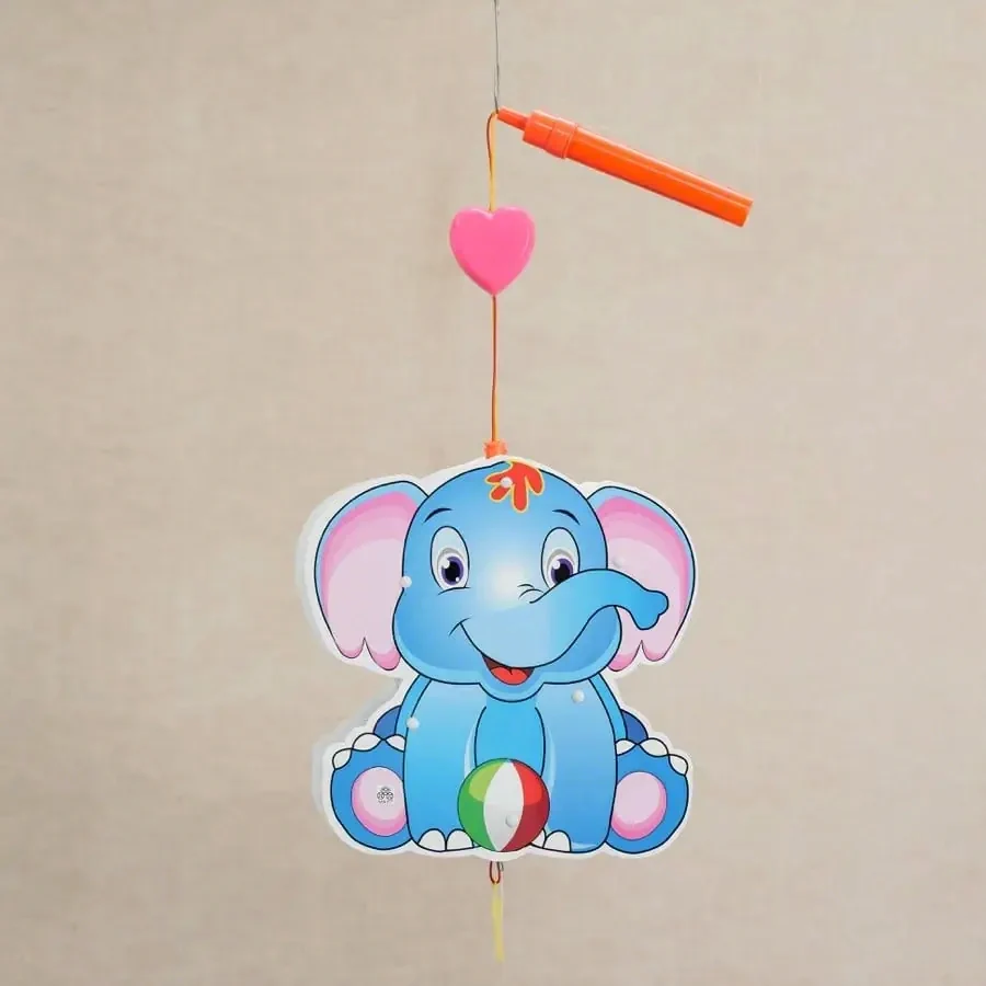 Đèn nhựa Voi xanh — đèn lồng thủ công Hội An | LongDenViet