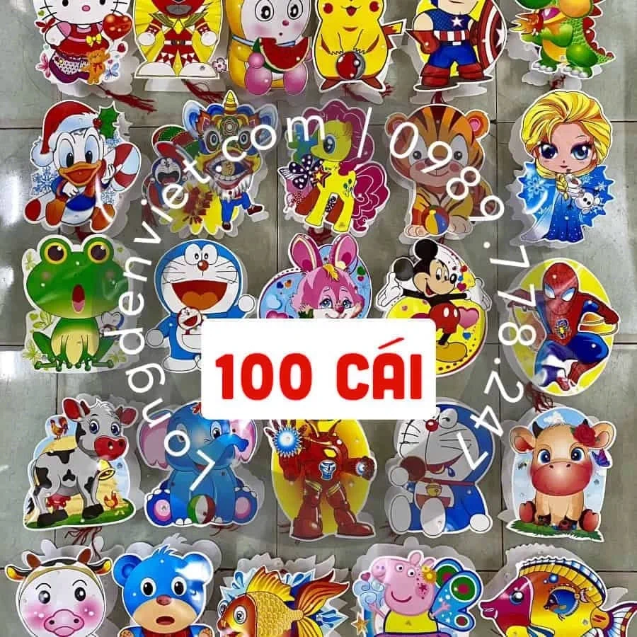 Đèn nhựa đủ mẫu 100 cái — đèn lồng thủ công Hội An | LongDenViet