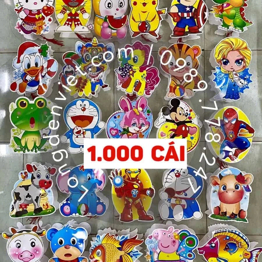 Đèn nhựa đủ mẫu 1.000 cái — đèn lồng thủ công Hội An | LongDenViet