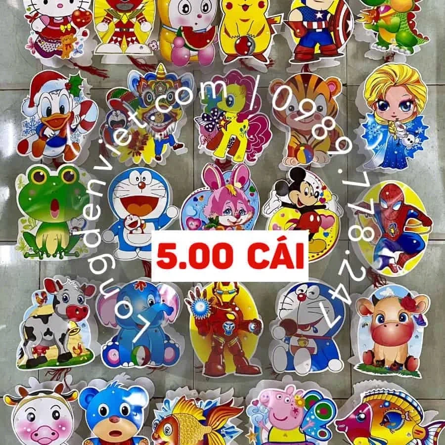 Đèn nhựa đủ mẫu 500 cái — đèn lồng thủ công Hội An | LongDenViet