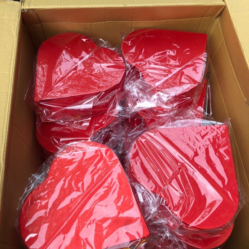 Lồng Đèn Giấy Xếp Trái Tim Decor Tiệc Si — góc nhìn thứ 2