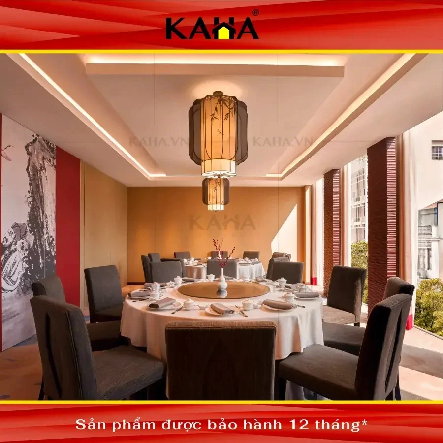 Đèn vải trang trí KAHA0004 — đèn lồng thủ công Hội An | LongDenViet