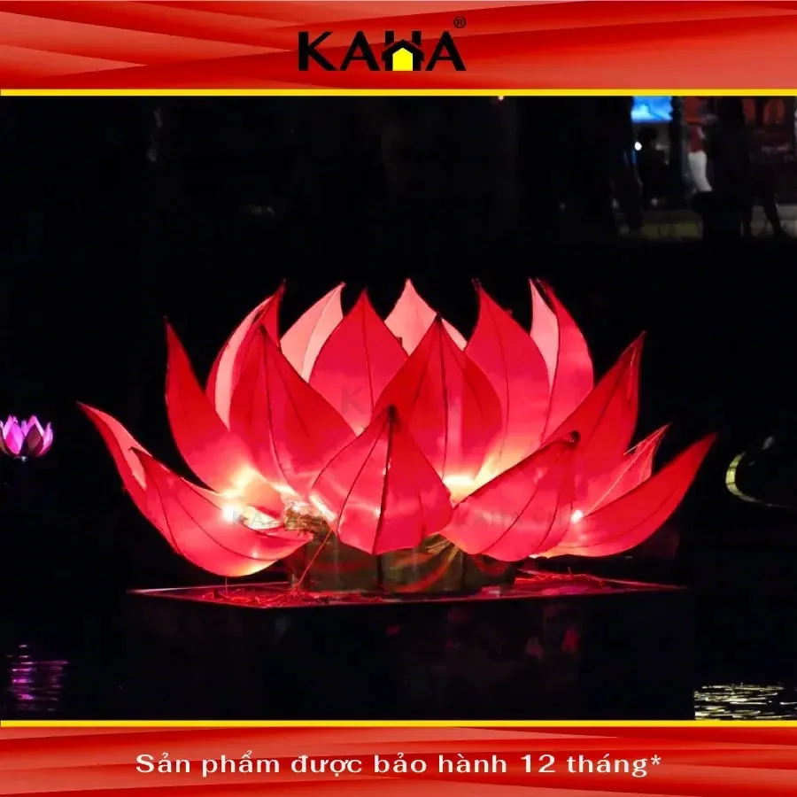 Đèn vải treo trần KAHA0012 — đèn lồng thủ công Hội An | LongDenViet