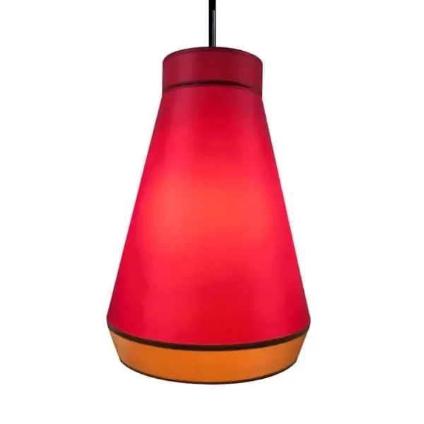 Đèn vải kiểu đèn pin mica KH-DTR026 — đèn quán cafe Hội An | LongDenViet