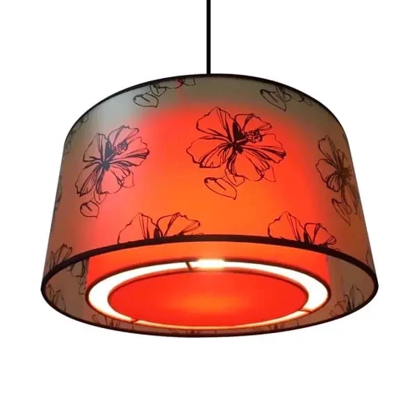 Đèn vải trang trí KH-DTR032 — đèn lồng thủ công Hội An | LongDenViet