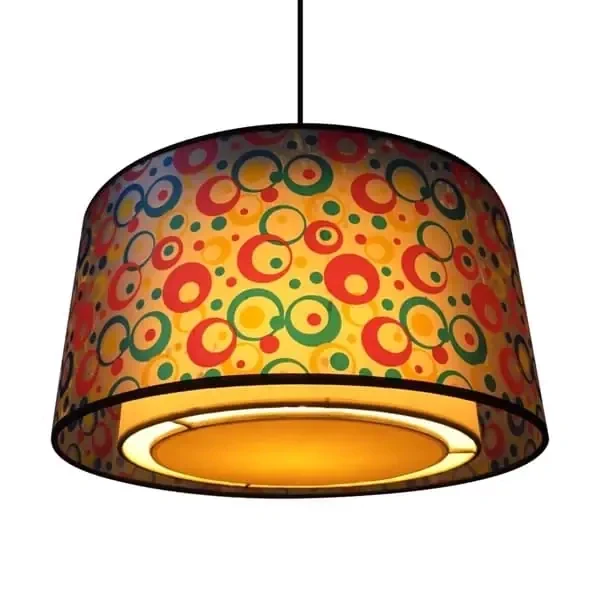 Đèn vải trang trí KH-DTR028 — đèn lồng thủ công Hội An | LongDenViet