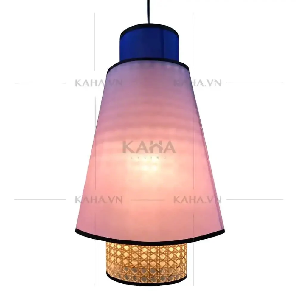 Đèn vải treo kiểu chụp đèn KH-DTR022 — đèn quán cafe Hội An | LongDenViet