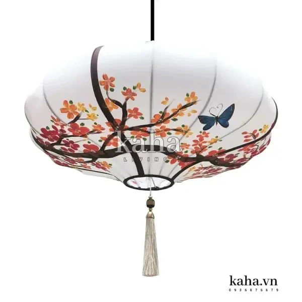 Đèn vẽ tranh KH-DTR051 — đèn quán cafe Hội An | LongDenViet