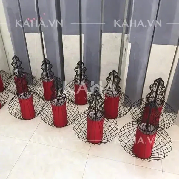 Đèn sắt trang trí KH-DTR038 — góc nhìn thứ 2